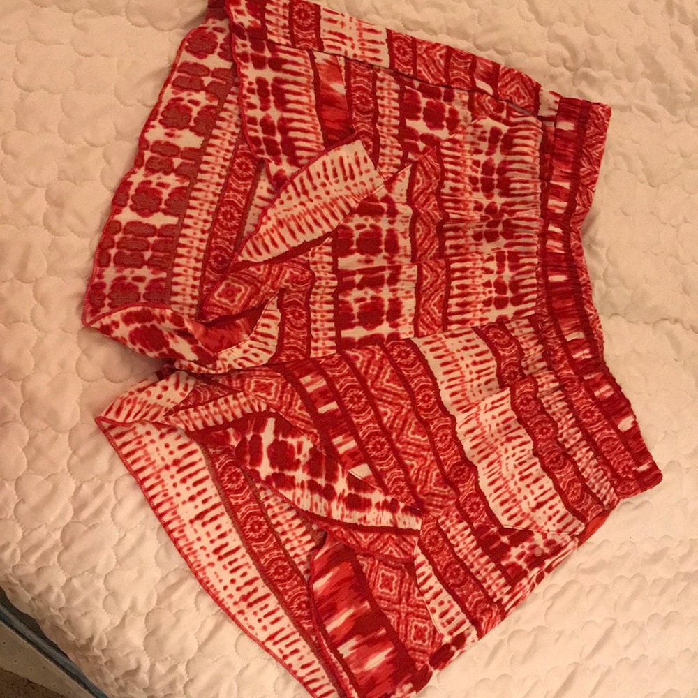 Blue and white shorts